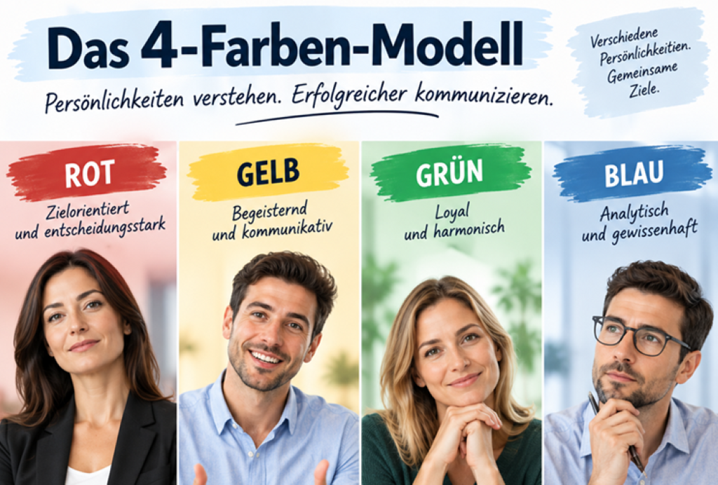 4-Farben-Modell der Persönlichkeitstypen